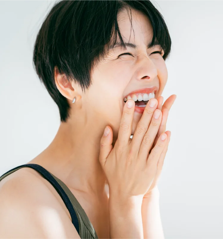 審美治療で自信を持った笑顔