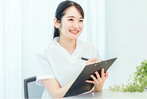 患者さんに寄り添うスタッフ